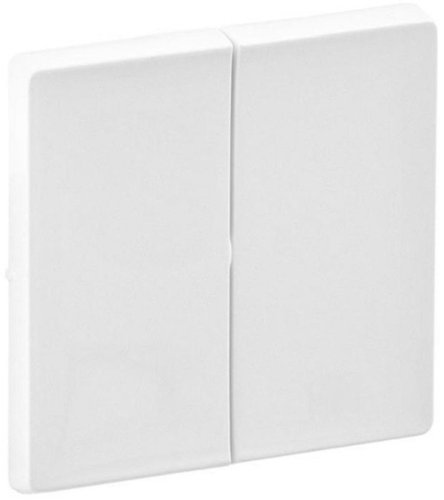 Лицевая панель Legrand Valena Life для 2-кл. выключателя белый фото Лицевая панель Legrand Valena Life для 2-кл. выключателя белый картинка